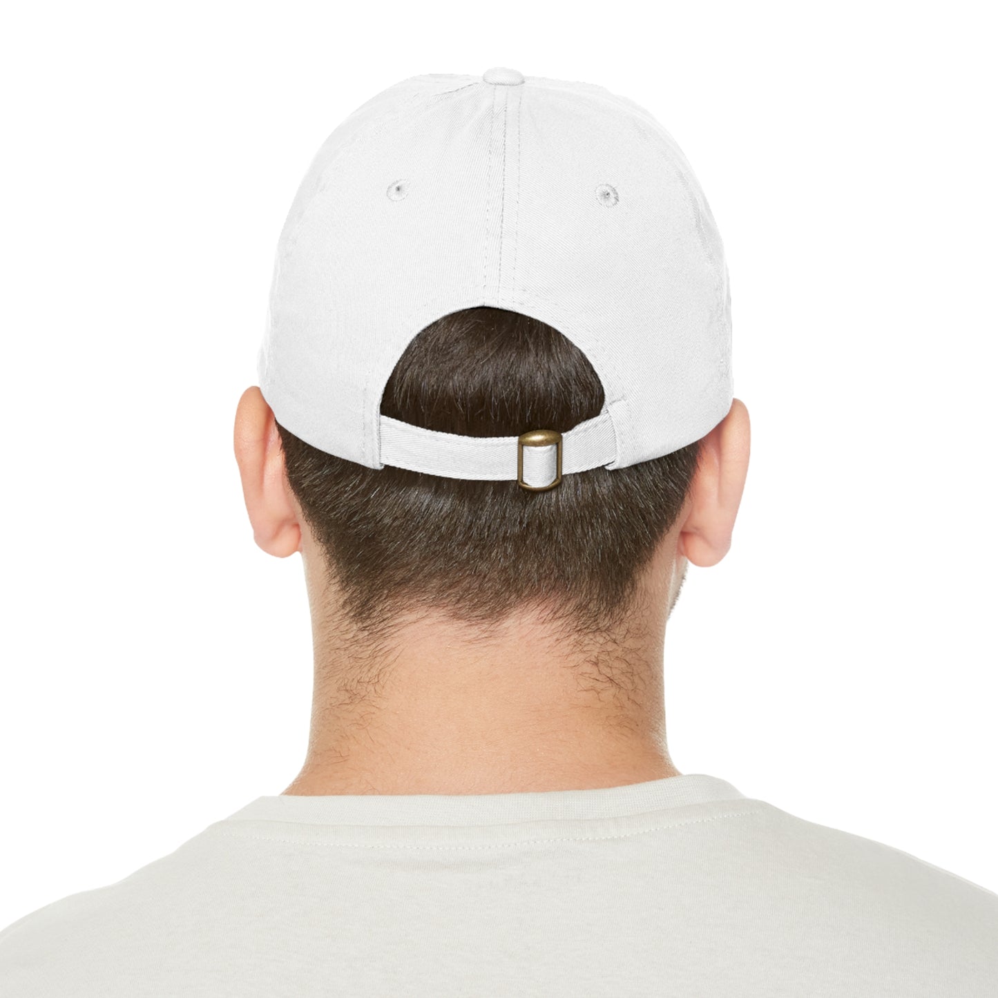 "Living The Dream Co." Dad Hat with Leather Patch