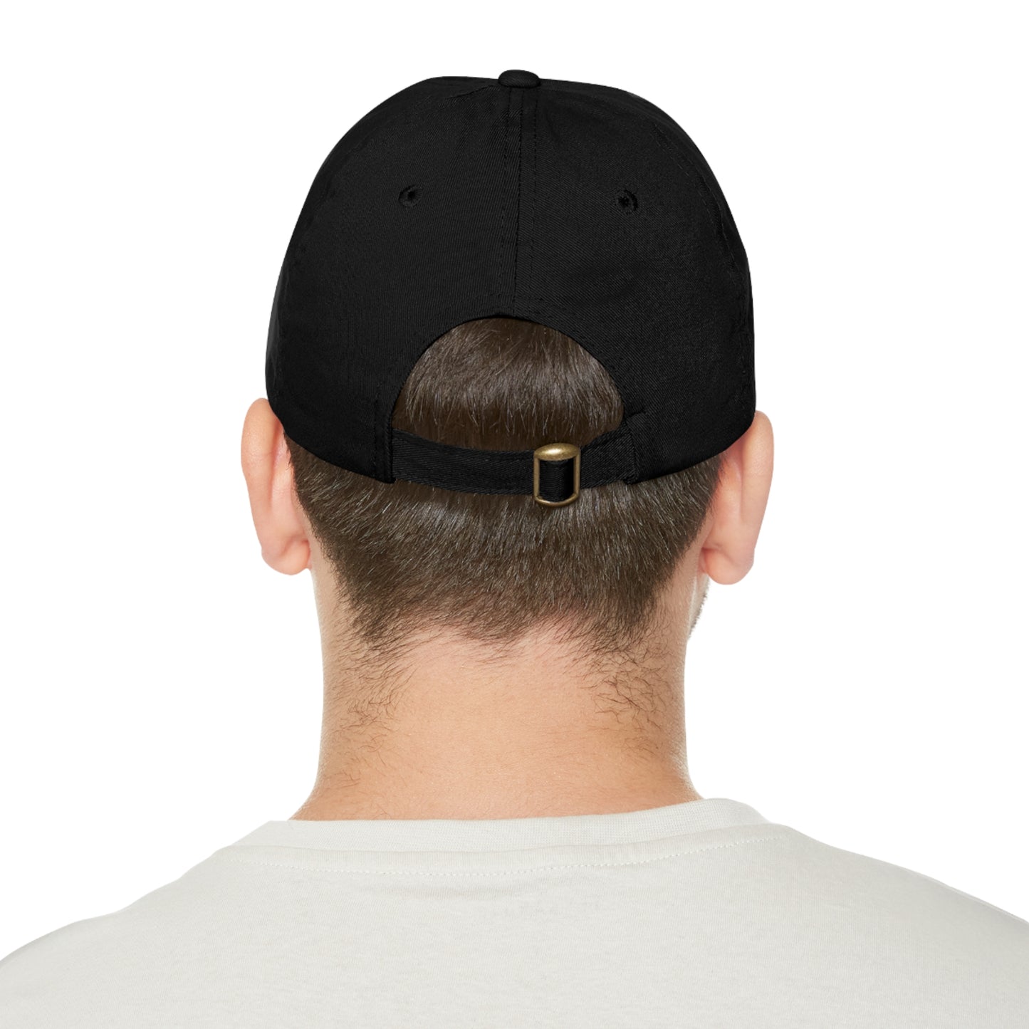 "Living The Dream Co." Dad Hat with Leather Patch