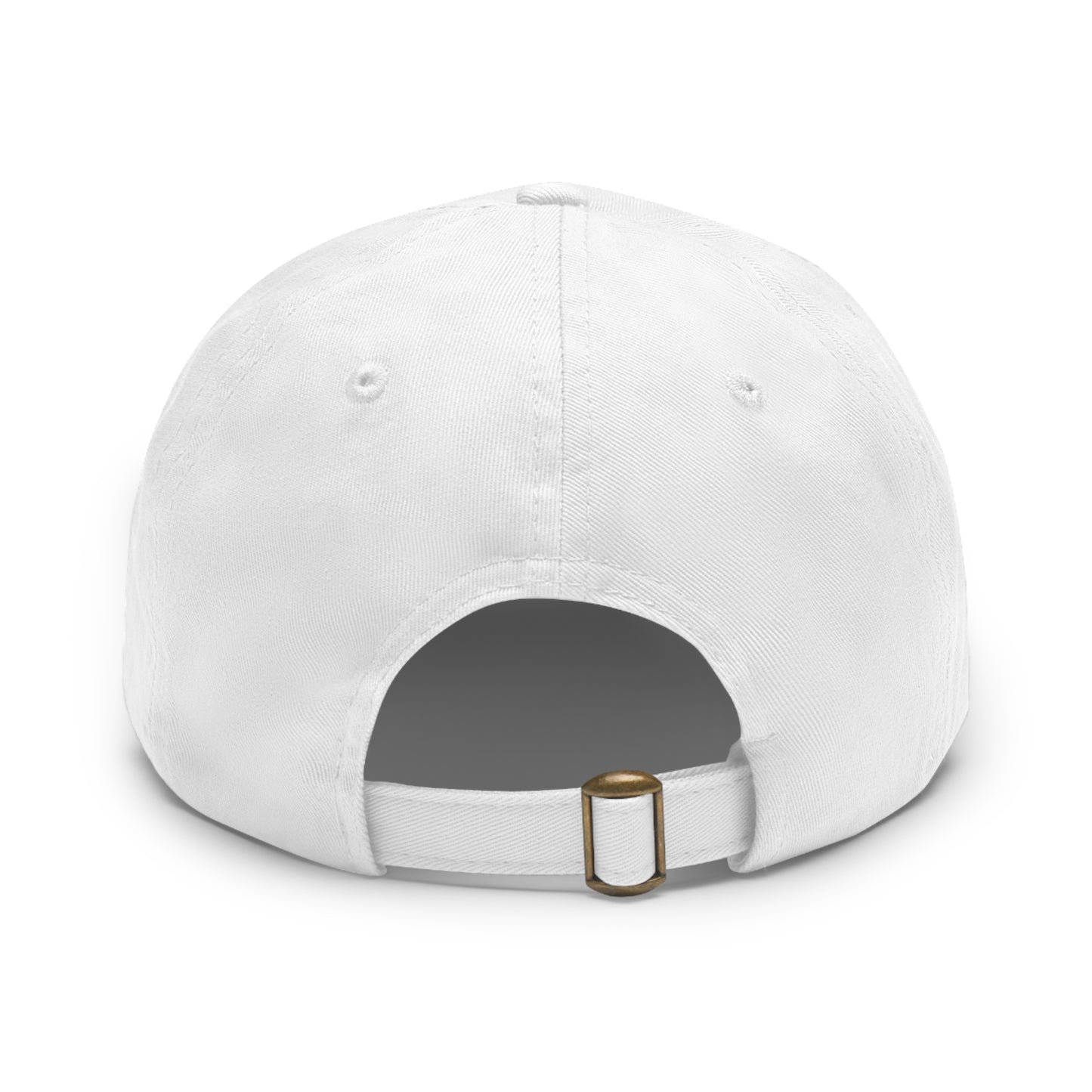 "Living The Dream Co." Dad Hat with Leather Patch