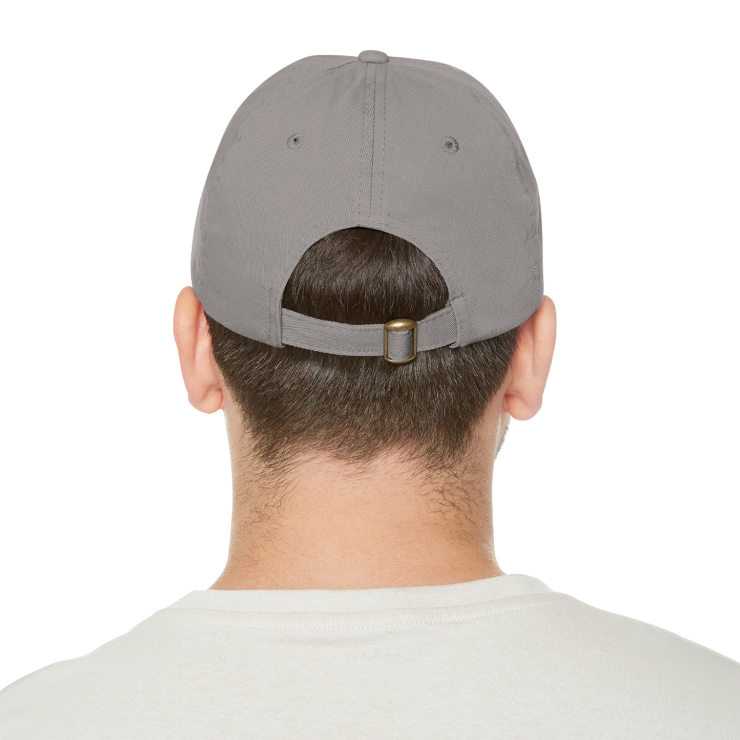 "Living The Dream Co." Dad Hat with Leather Patch
